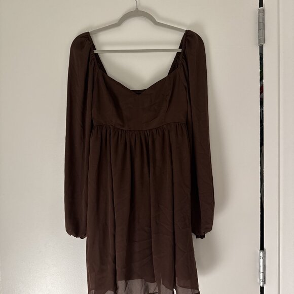Abercrombie & Fitch Brown Dress (Size M // Lightly Used) - Picture 2 of 8